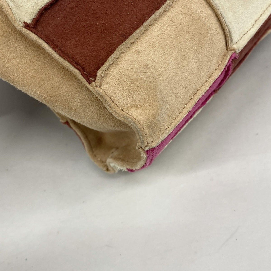 Chanel Shoulder Bag 2.55 Suede Multicolor Silver — view 6
