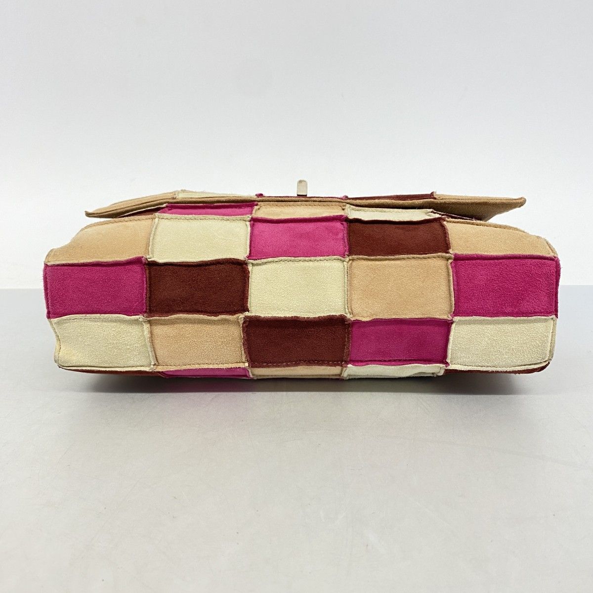 Chanel Shoulder Bag 2.55 Suede Multicolor Silver — view 3
