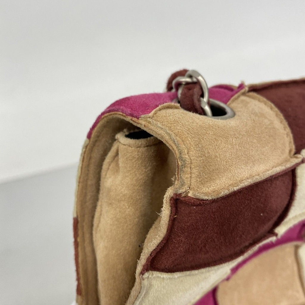 Chanel Shoulder Bag 2.55 Suede Multicolor Silver — view 7