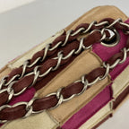 Chanel Shoulder Bag 2.55 Suede Multicolor Silver — view 8