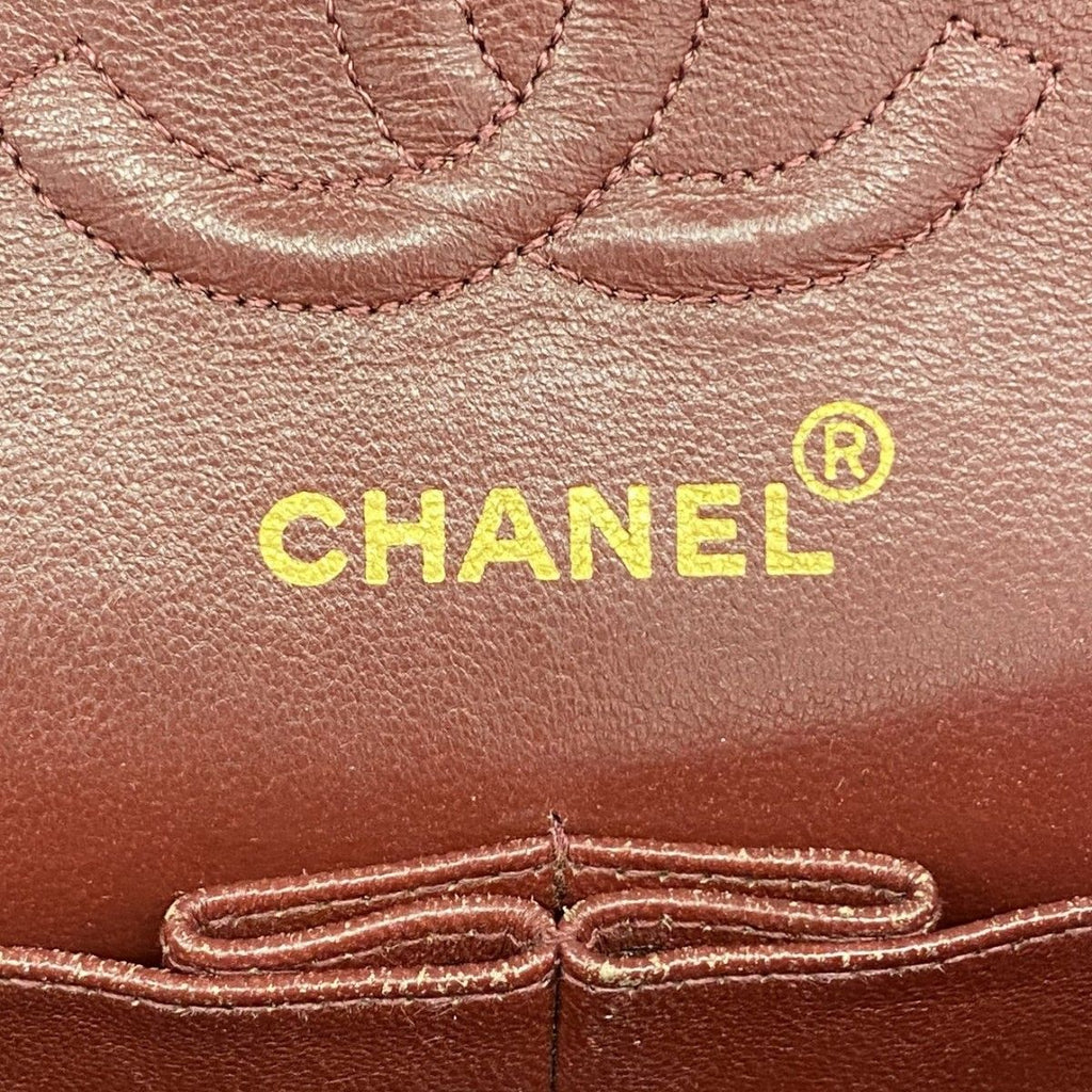 Chanel Shoulder Bag Quilted Lambskin Black Gold — view 5