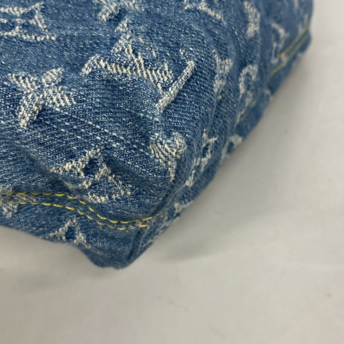 Louis Vuitton Handbag Monogram Denim Pochette Hills Blue — view 6
