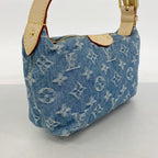 Louis Vuitton Handbag Monogram Denim Pochette Hills Blue — view 2