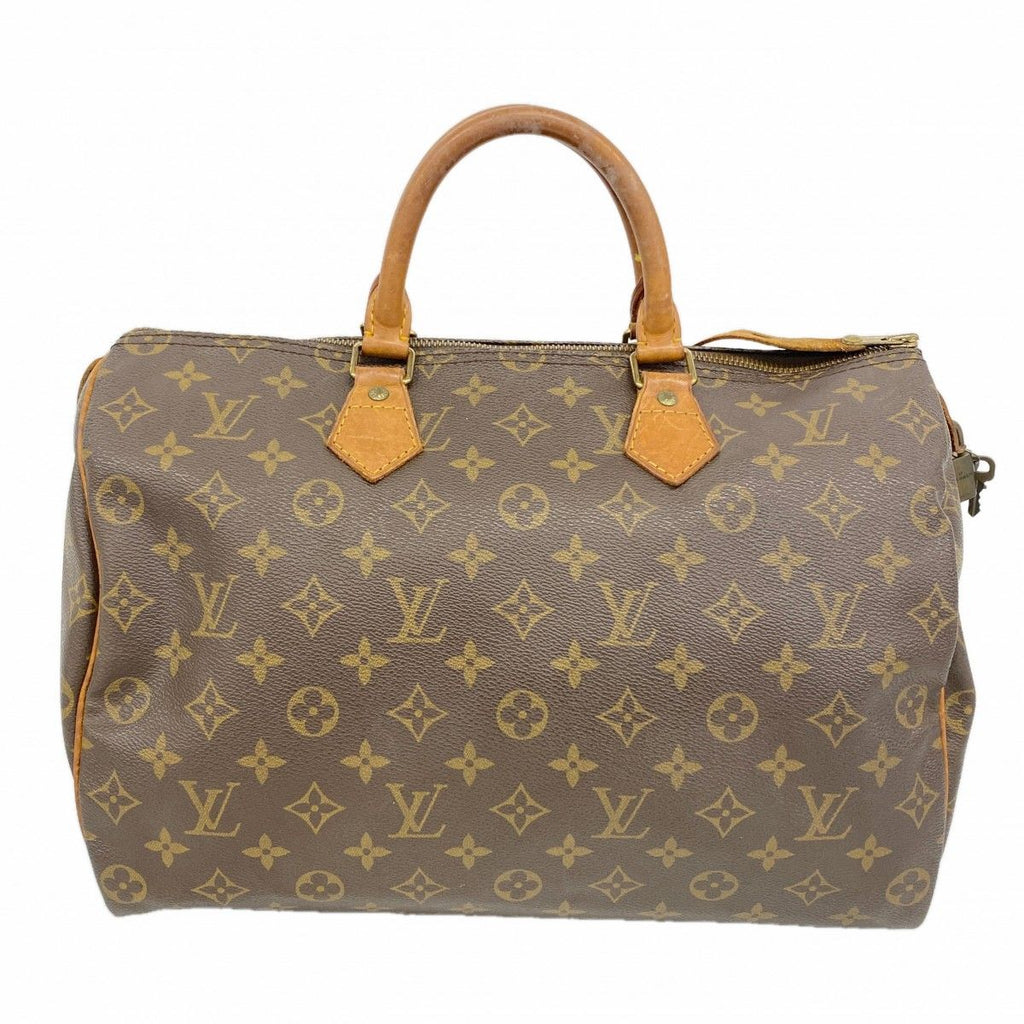 Louis Vuitton Handbag Monogram Speedy 35 Brown