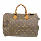 Louis Vuitton Handbag Monogram Speedy 35 Brown