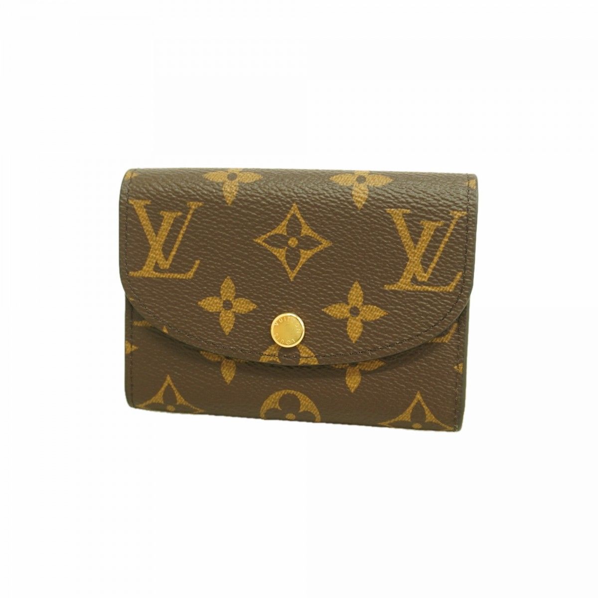 Louis Vuitton Card Case Monogram Porte-Monnaie Rosalie Brown Rosevalerine