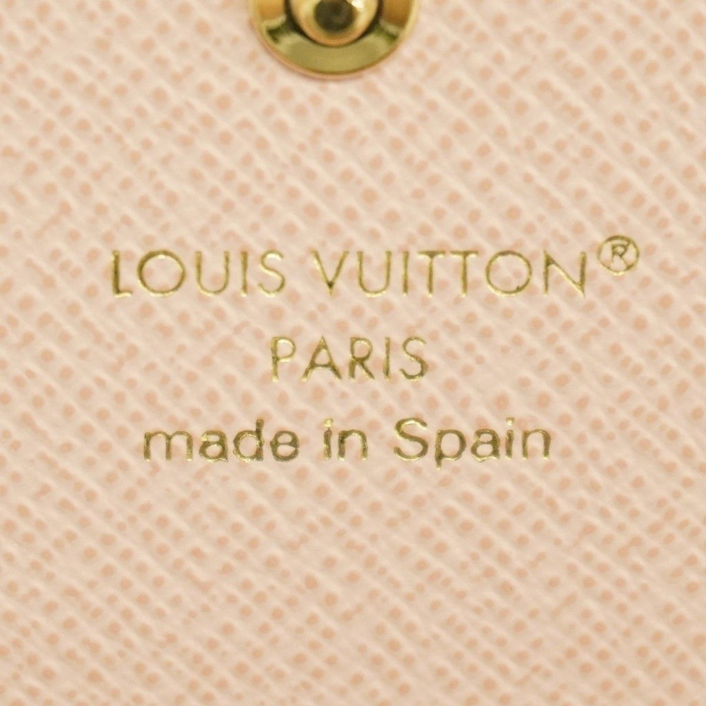 Louis Vuitton Card Case Monogram Porte-Monnaie Rosalie Brown Rosevalerine — view 4