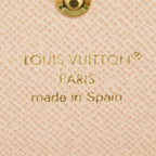 Louis Vuitton Card Case Monogram Porte-Monnaie Rosalie Brown Rosevalerine — view 4