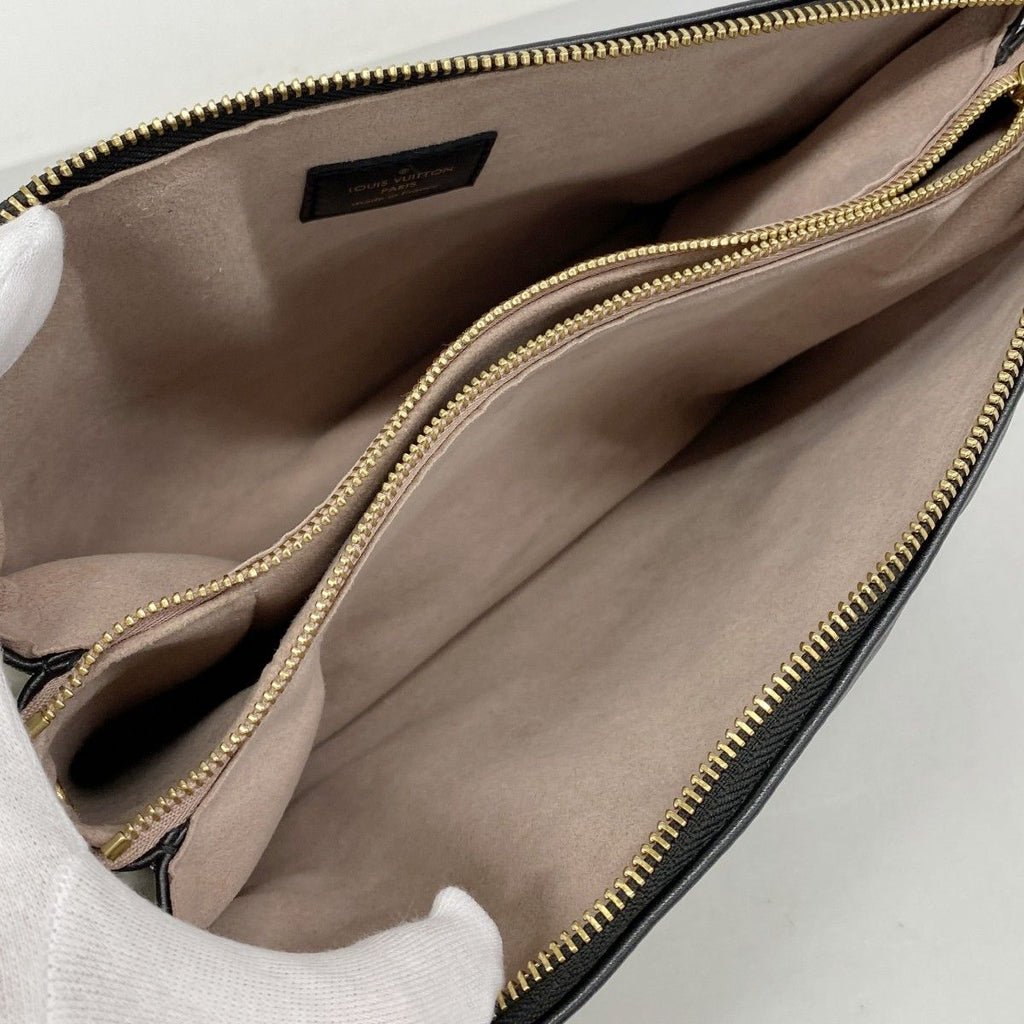 Louis Vuitton Shoulder Bag Monogram Embossed Coussin PM Noir — view 4
