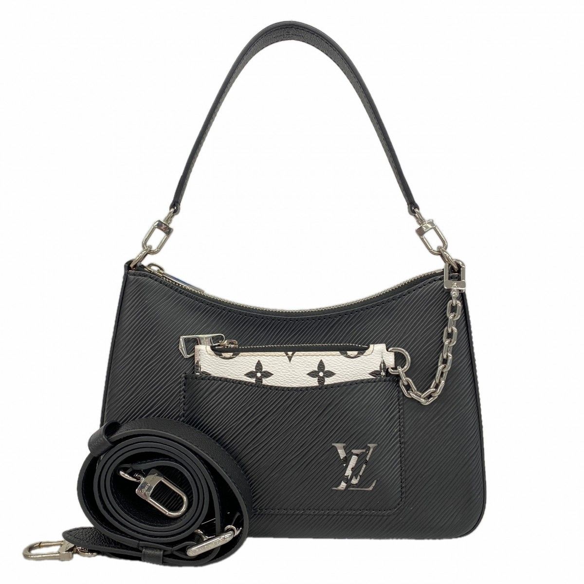 Louis Vuitton Handbag Epi Marelle Noir 2-Way