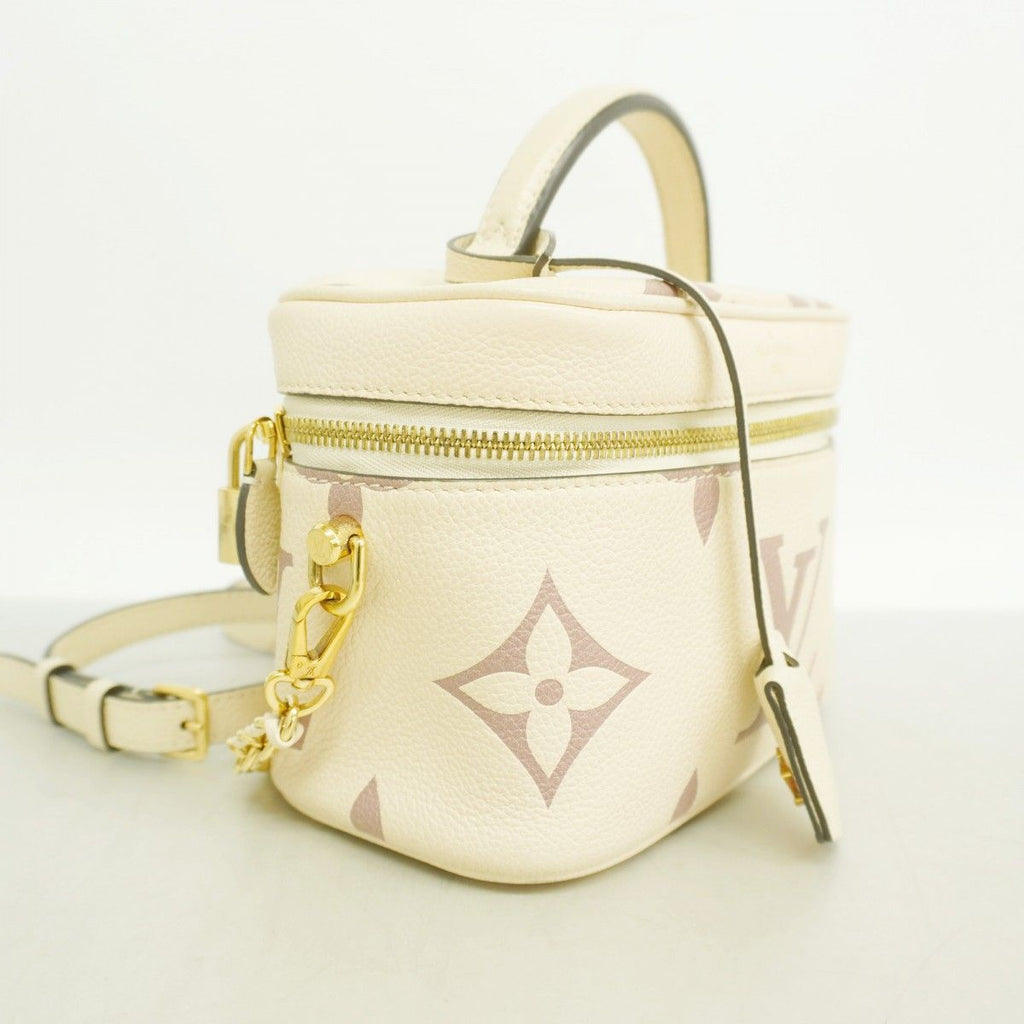 Louis Vuitton Vanity Bag Monogram Empreinte Bicolor PM Cream Bois Droz 2-Way — view 2