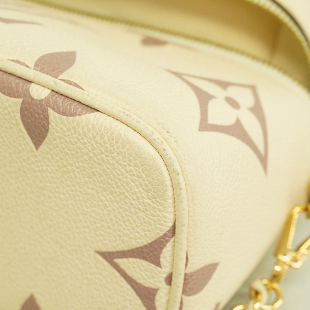 Louis Vuitton Vanity Bag Monogram Empreinte Bicolor PM Cream Bois Droz 2-Way — view 8