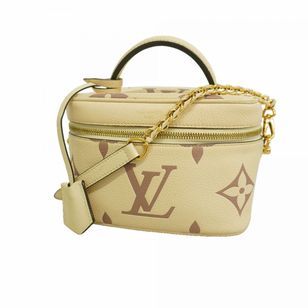 Louis Vuitton Vanity Bag Monogram Empreinte Bicolor PM Cream Bois Droz 2-Way
