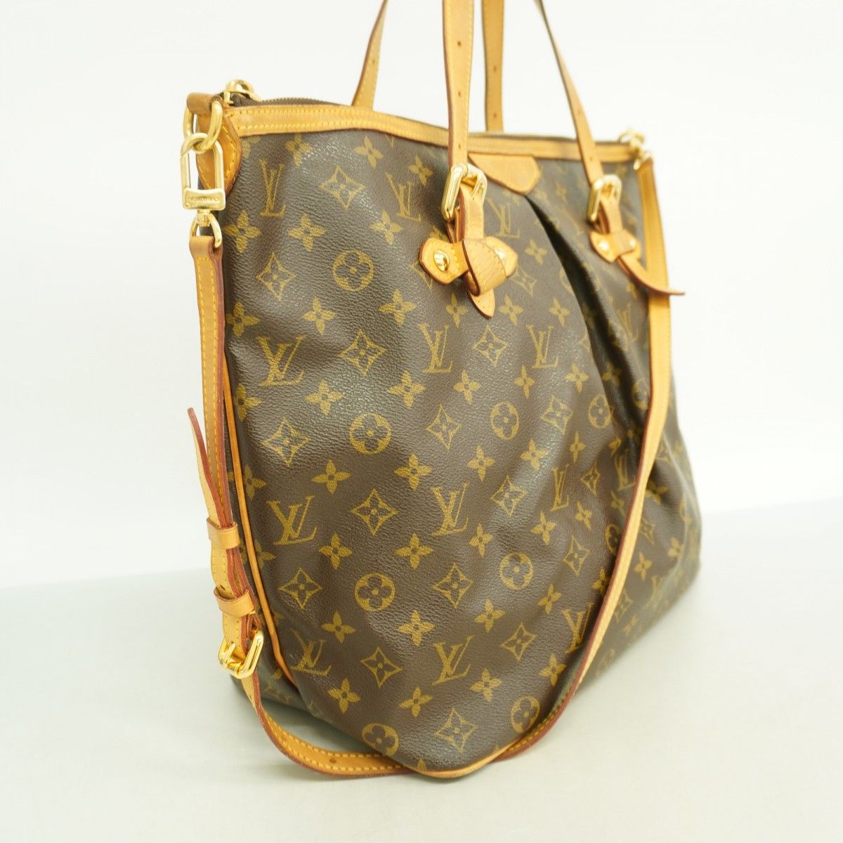 Louis Vuitton Handbag Monogram Palermo GM Brown 2-Way — view 2