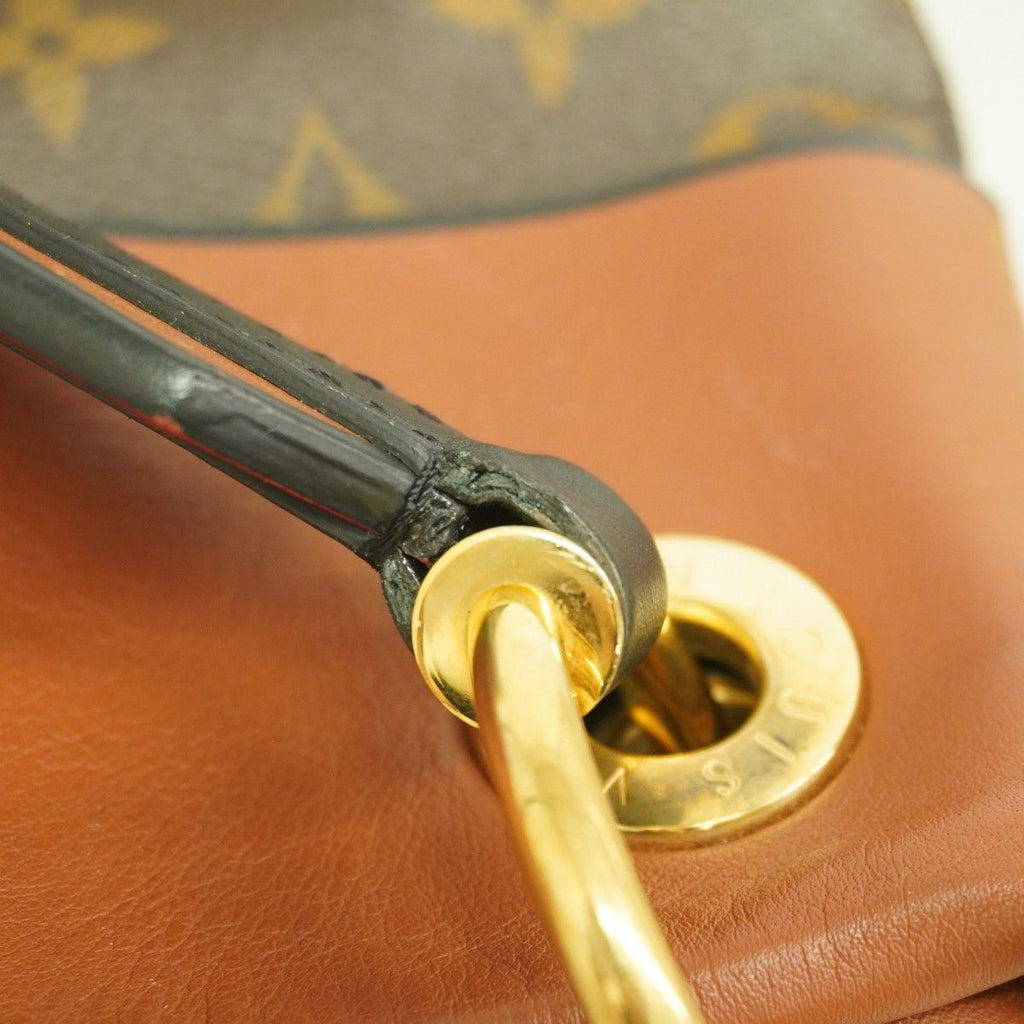 Louis Vuitton Tote Monogram Tui Roulis Hobo Brown Caramel — view 9