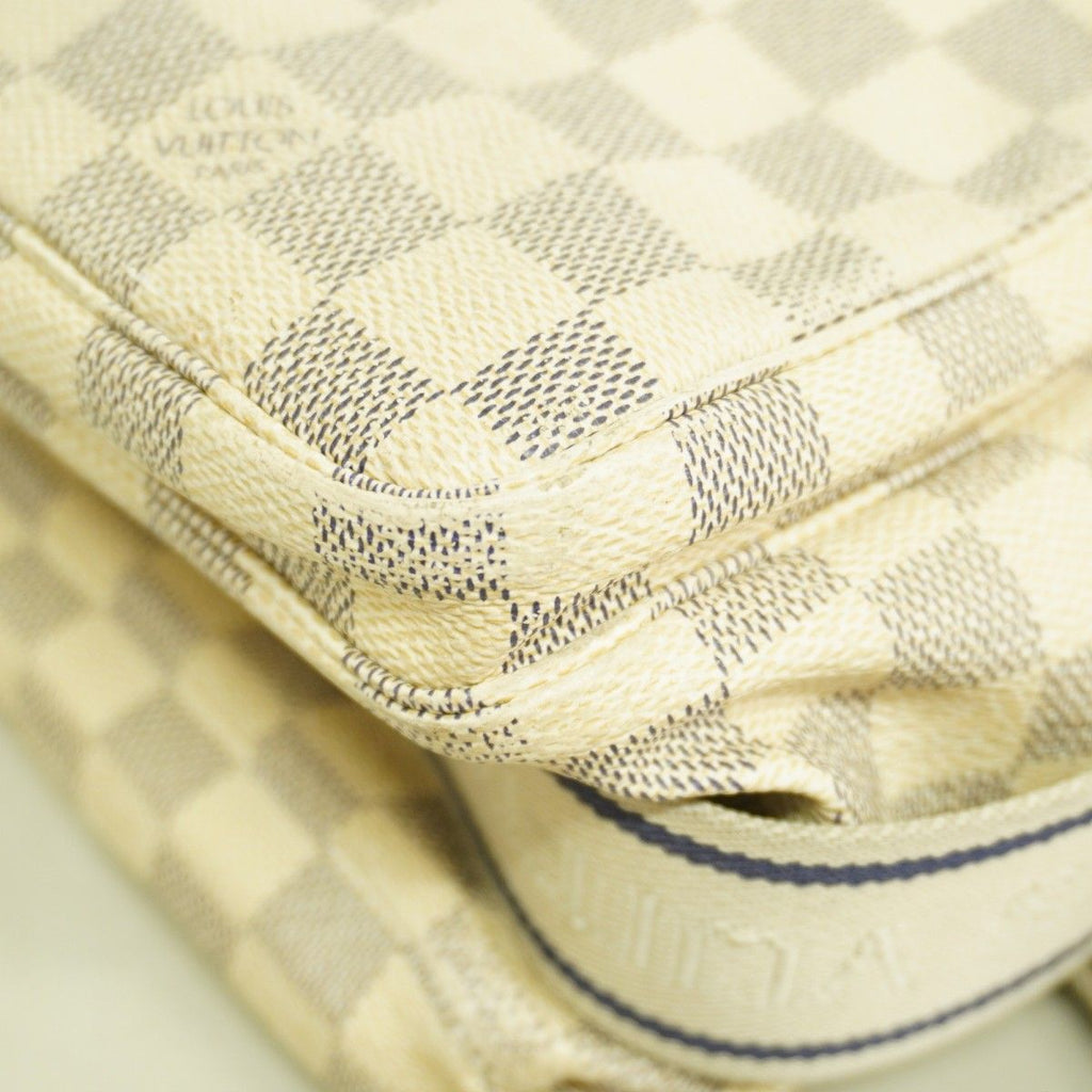 Louis Vuitton Shoulder Bag Damier Azur Naviglio White — view 8