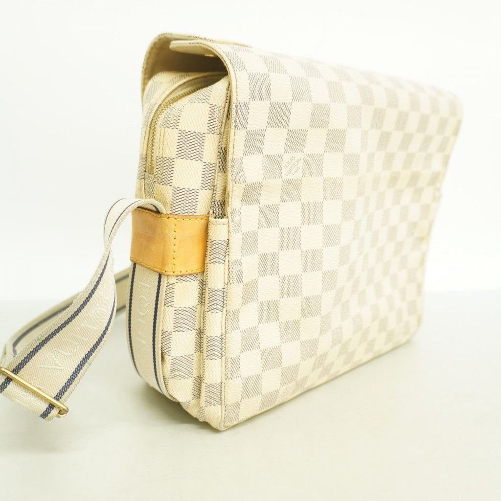 Louis Vuitton Shoulder Bag Damier Azur Naviglio White — view 2