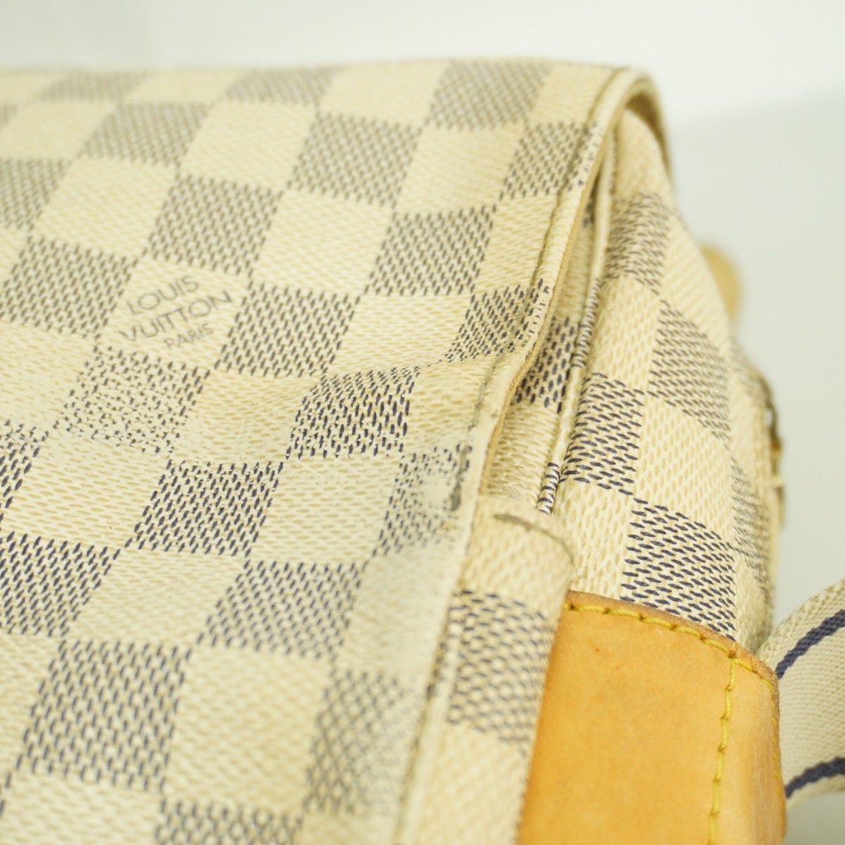Louis Vuitton Shoulder Bag Damier Azur Naviglio White — view 9