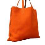 Hermes Tote Double Sens 36 Taurillon Clemence Gold Orange — view 2