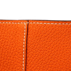 Hermes Tote Double Sens 36 Taurillon Clemence Gold Orange — view 6