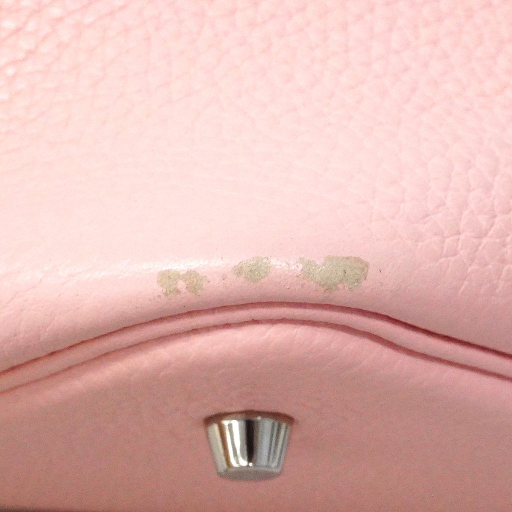 Hermes Handbag Picotin Lock MM Taurillon Clemence Rose Sakura Silver — view 6
