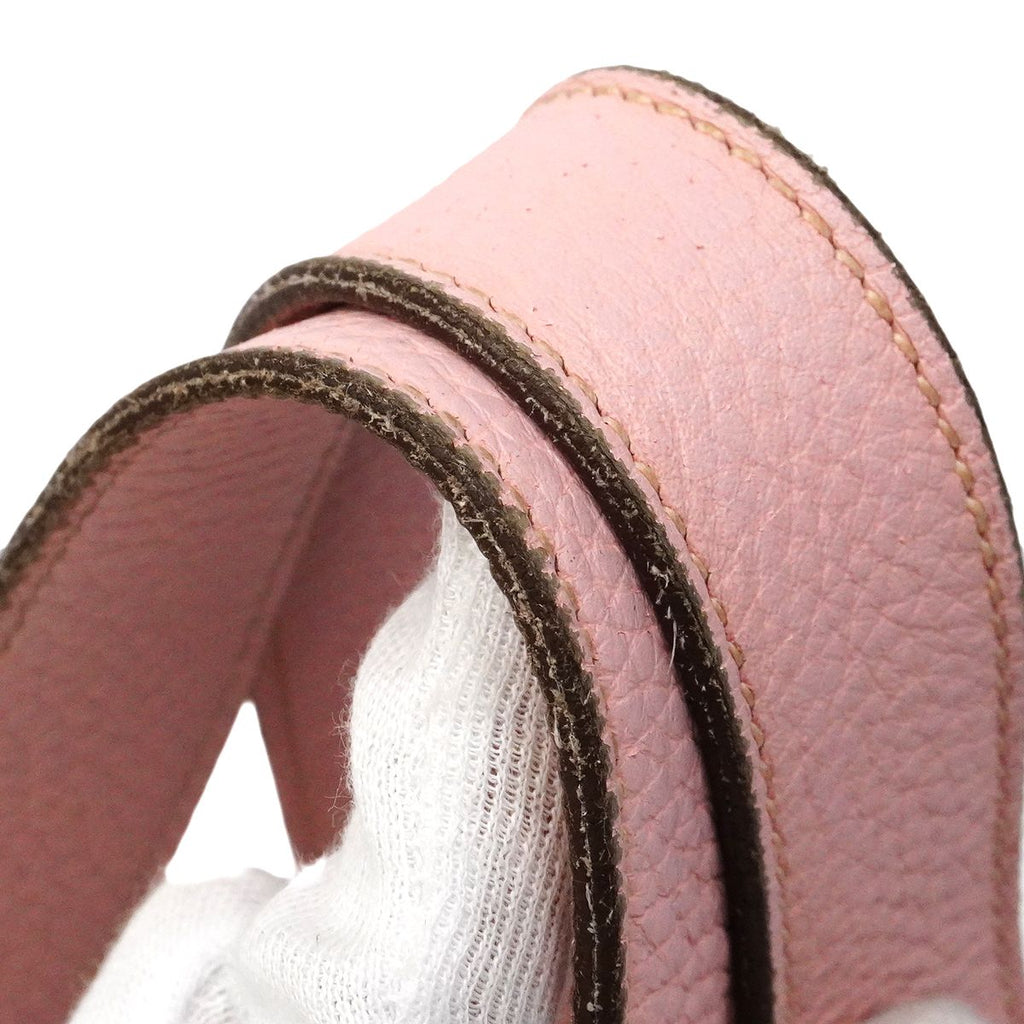 Hermes Handbag Picotin Lock MM Taurillon Clemence Rose Sakura Silver — view 8