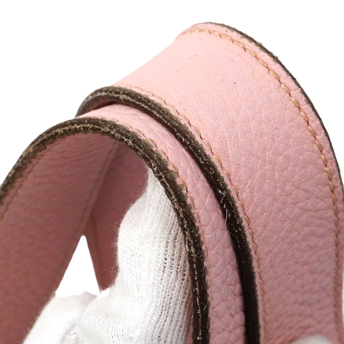Hermes Handbag Picotin Lock MM Taurillon Clemence Rose Sakura Silver — view 8