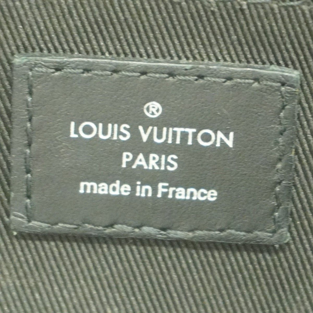Louis Vuitton Shoulder Bag Monogram Eclipse City Keepall Black Gray — view 5