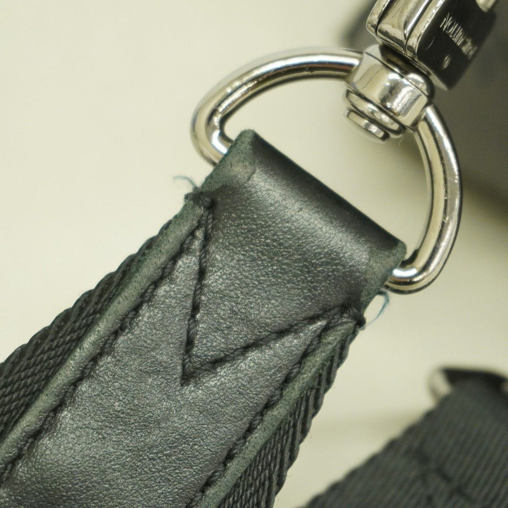 Louis Vuitton Shoulder Bag Monogram Eclipse City Keepall Black Gray — view 9