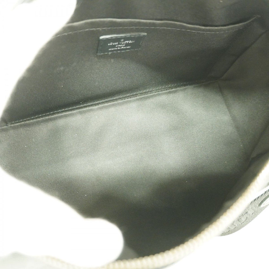 Louis Vuitton Shoulder Bag Monogram Eclipse City Keepall Black Gray — view 4