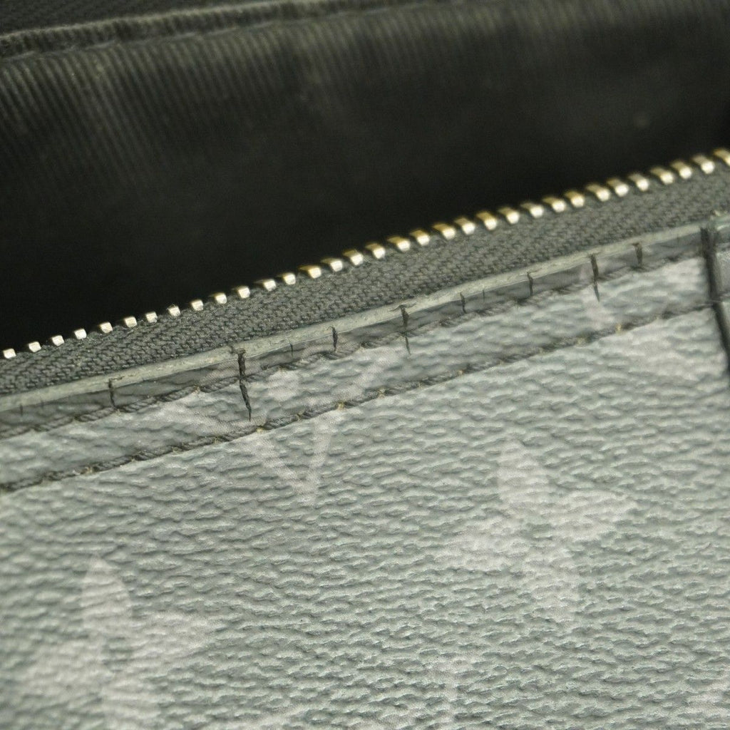 Louis Vuitton Shoulder Bag Monogram Eclipse City Keepall Black Gray — view 7