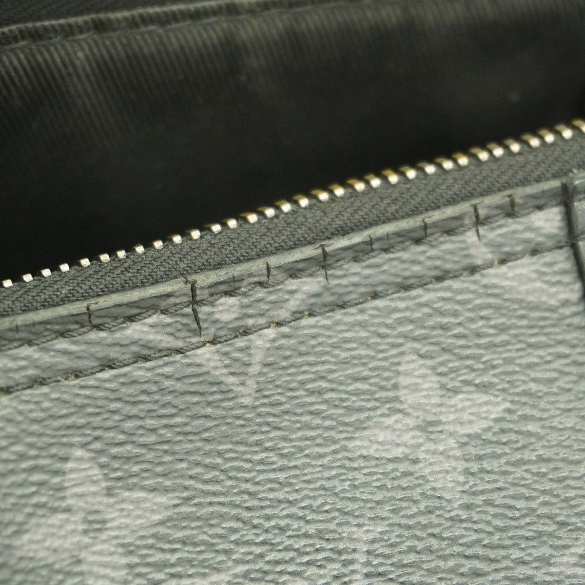 Louis Vuitton Shoulder Bag Monogram Eclipse City Keepall Black Gray — view 7