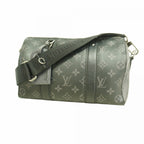 Louis Vuitton Shoulder Bag Monogram Eclipse City Keepall Black Gray