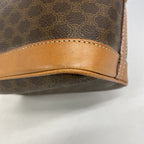 Celine Shoulder Bag Macadam Brown Gold — view 9