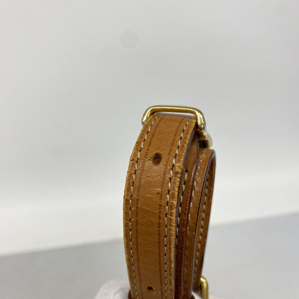 Celine Shoulder Bag Macadam Brown Gold — view 6