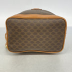 Celine Shoulder Bag Macadam Brown Gold — view 3