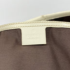 Gucci Tote GG Supreme Brown Champagne Gold — view 5