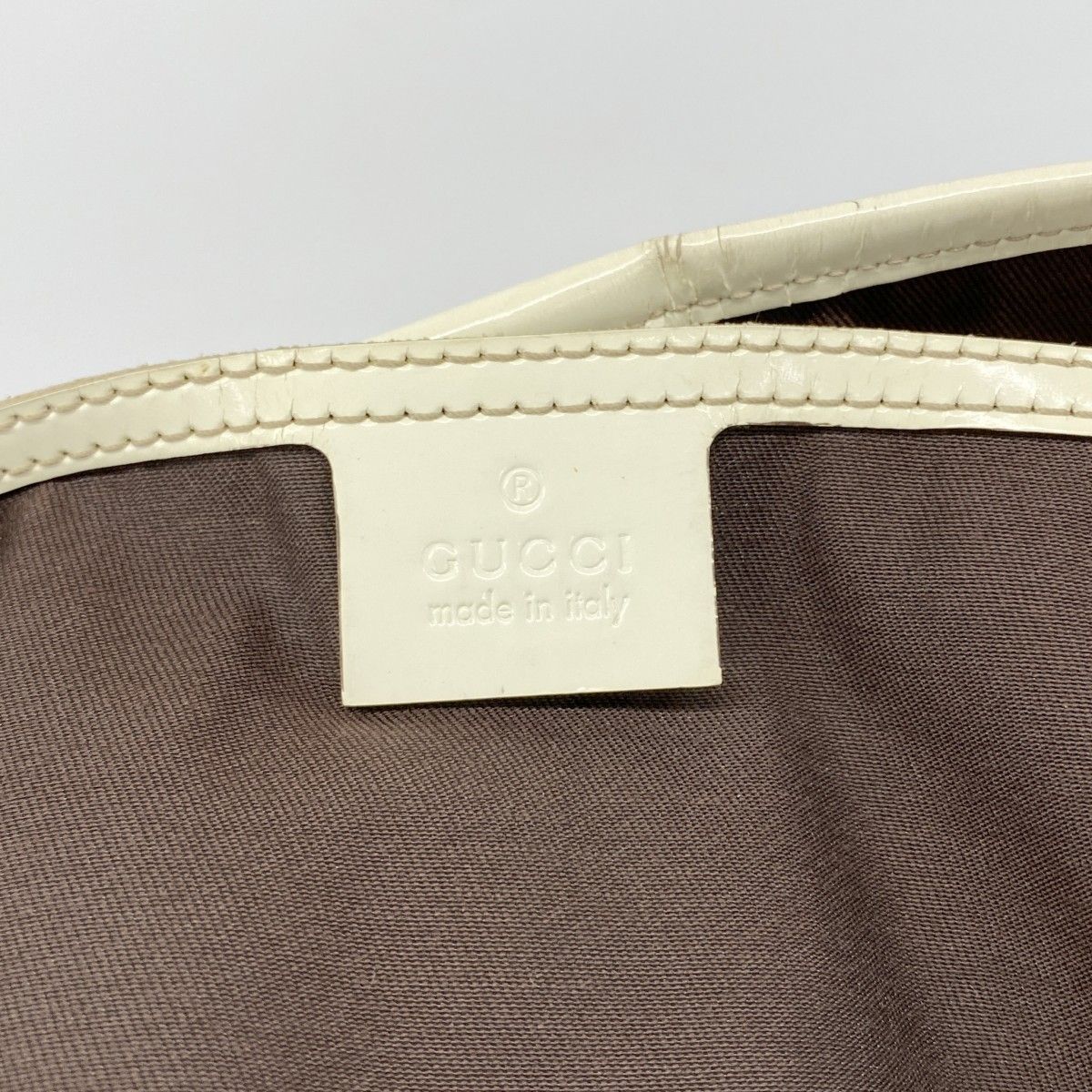 Gucci Tote GG Supreme Brown Champagne Gold — view 5