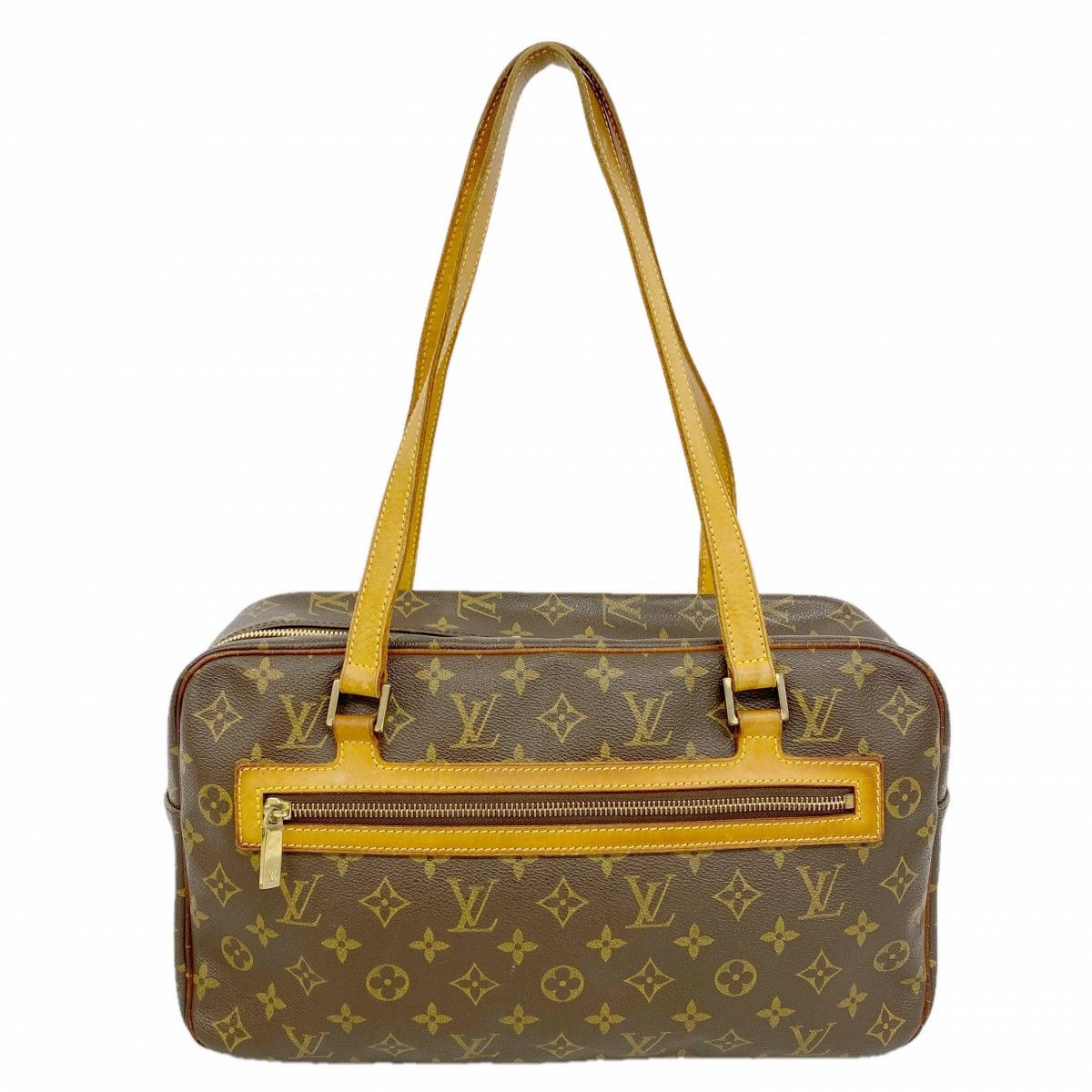 Louis Vuitton Shoulder Bag Monogram Cite GM Brown