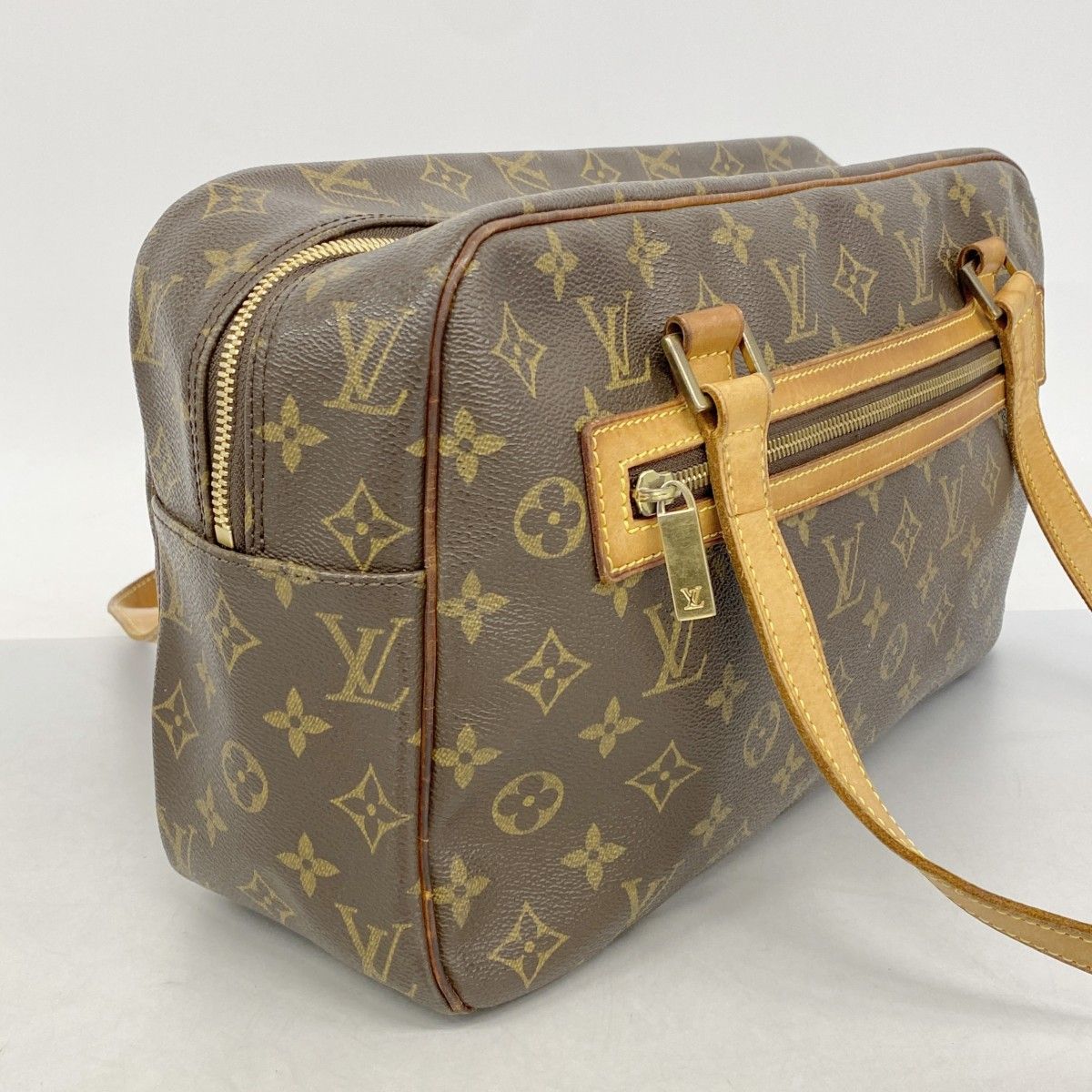 Louis Vuitton Shoulder Bag Monogram Cite GM Brown — view 2