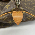 Louis Vuitton Boston Bag Monogram Keepall 55 Brown — view 5