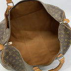 Louis Vuitton Boston Bag Monogram Keepall 55 Brown — view 4
