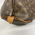 Louis Vuitton Boston Bag Monogram Keepall 55 Brown — view 7