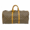 Louis Vuitton Boston Bag Monogram Keepall 55 Brown