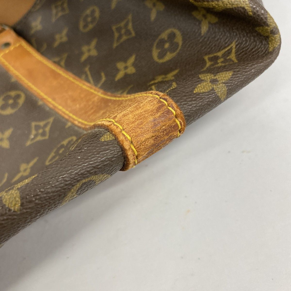 Louis Vuitton Boston Bag Monogram Keepall 55 Brown — view 8