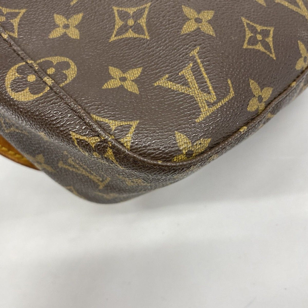 Louis Vuitton Shoulder Bag Monogram Looping MM Brown — view 8