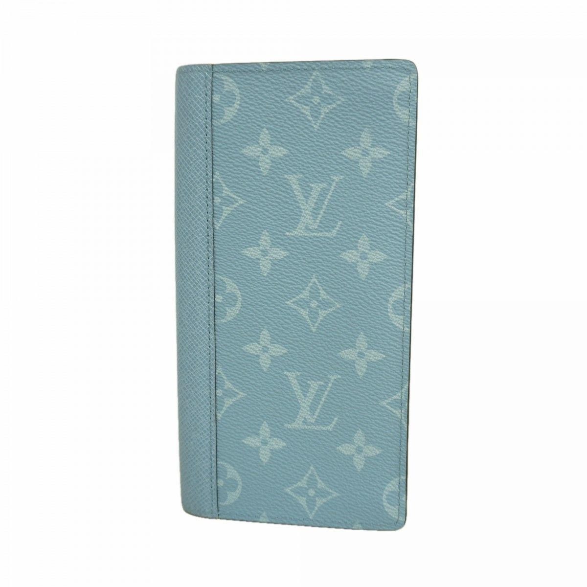 Louis Vuitton Wallet Taigarama Portefeuille Brazza Blue Ciel