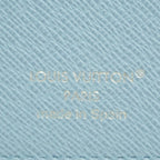Louis Vuitton Wallet Taigarama Portefeuille Brazza Blue Ciel — view 4
