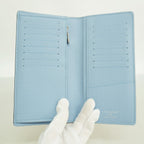 Louis Vuitton Wallet Taigarama Portefeuille Brazza Blue Ciel — view 3