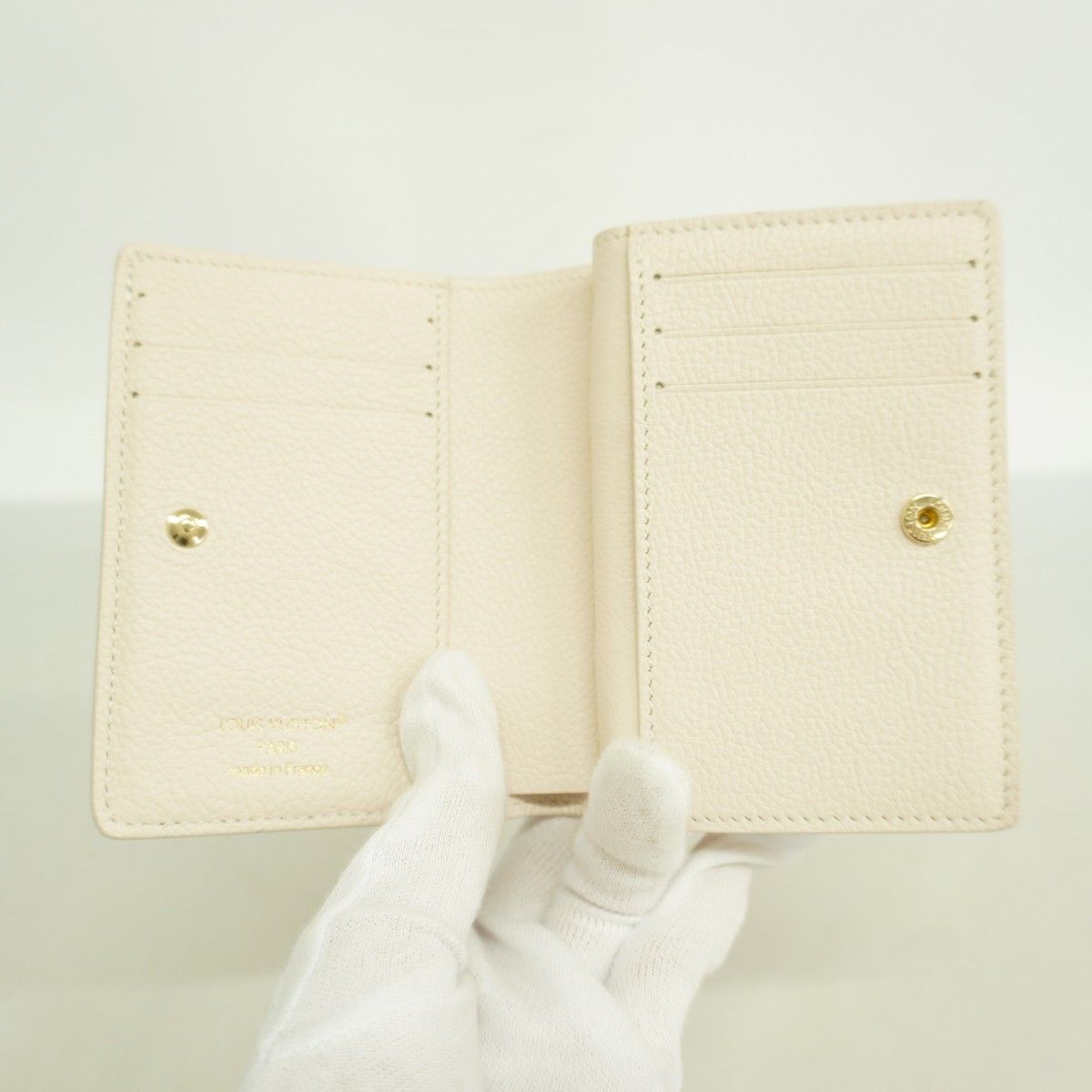 Louis Vuitton Wallet Monogram Empreinte Portefeuille Clair Dream Beige — view 3